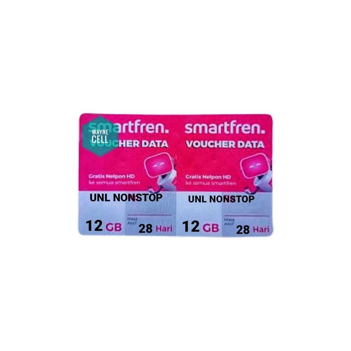 SMARTFREN UNLIMITED NONSTOP 12GB 30HARI