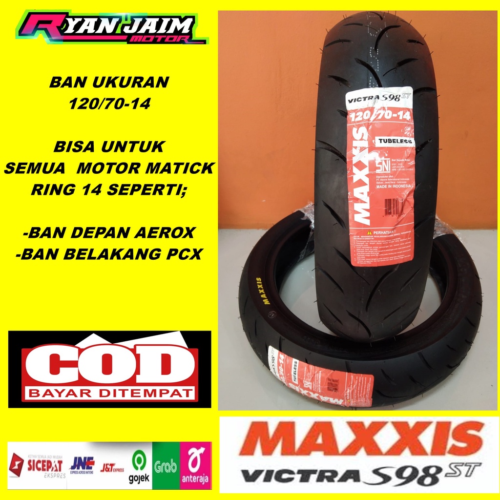 Ban Maxxis Victra 120/70 -14 PCX AEROX