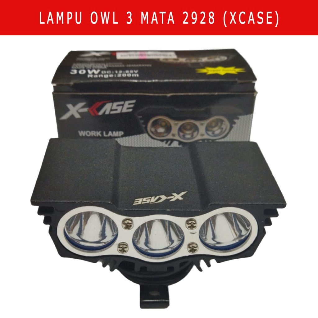 LAMPU TEMBAK OWL 3 MATA 2928 (X CASE)