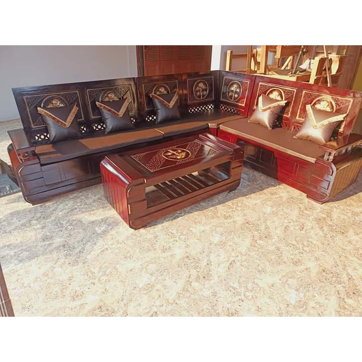 Kursi sudut minimalis koper kayu jati mentahan kursi tamu minimalis jati asli meja kursi