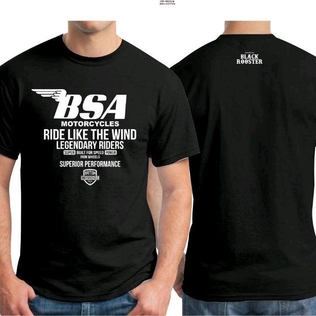 kaos / t-shirt BSA motorcycle