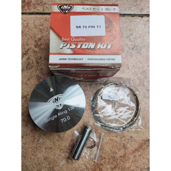 Piston Kit Ina Pro Inapro 70 71 mm pen 13 72 mm pen 15 Single Ring Seher 70mm 71mm pin 13 72mm pin 1