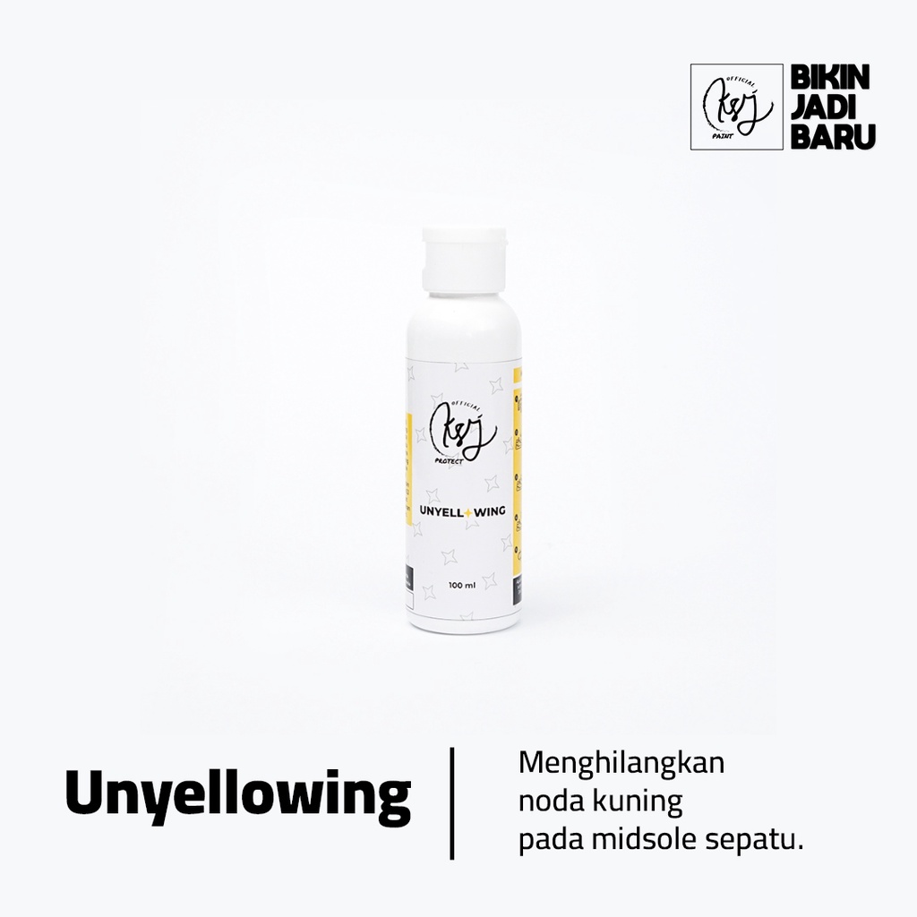 UNYELLOWING SEPATU MERK KSJ - CAIRAN PEMUTIH SEPATU YANG MENGUNING MERK KSJ