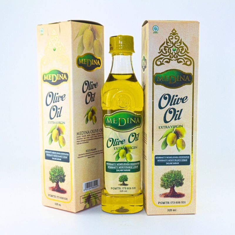 

Minyak Zaitun Medina Extra Virgin 325ml Asli 100% Original Bpom