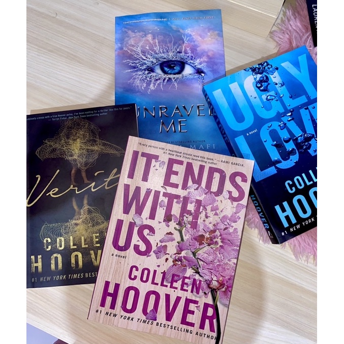 [PRELOVED] Book/Novel romance bahasa inggris (It Ends With Us - Verity - Ugly Love - Unravel me)