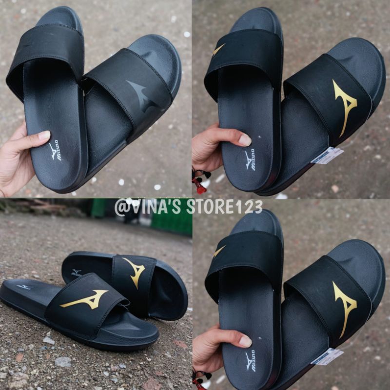 Sendal Selop pria Mizuno Sendal jepit pria Mizuno slip on Sol karet Big Size