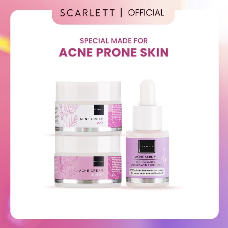 PAKET SCARLET 3 ITEM ACNE