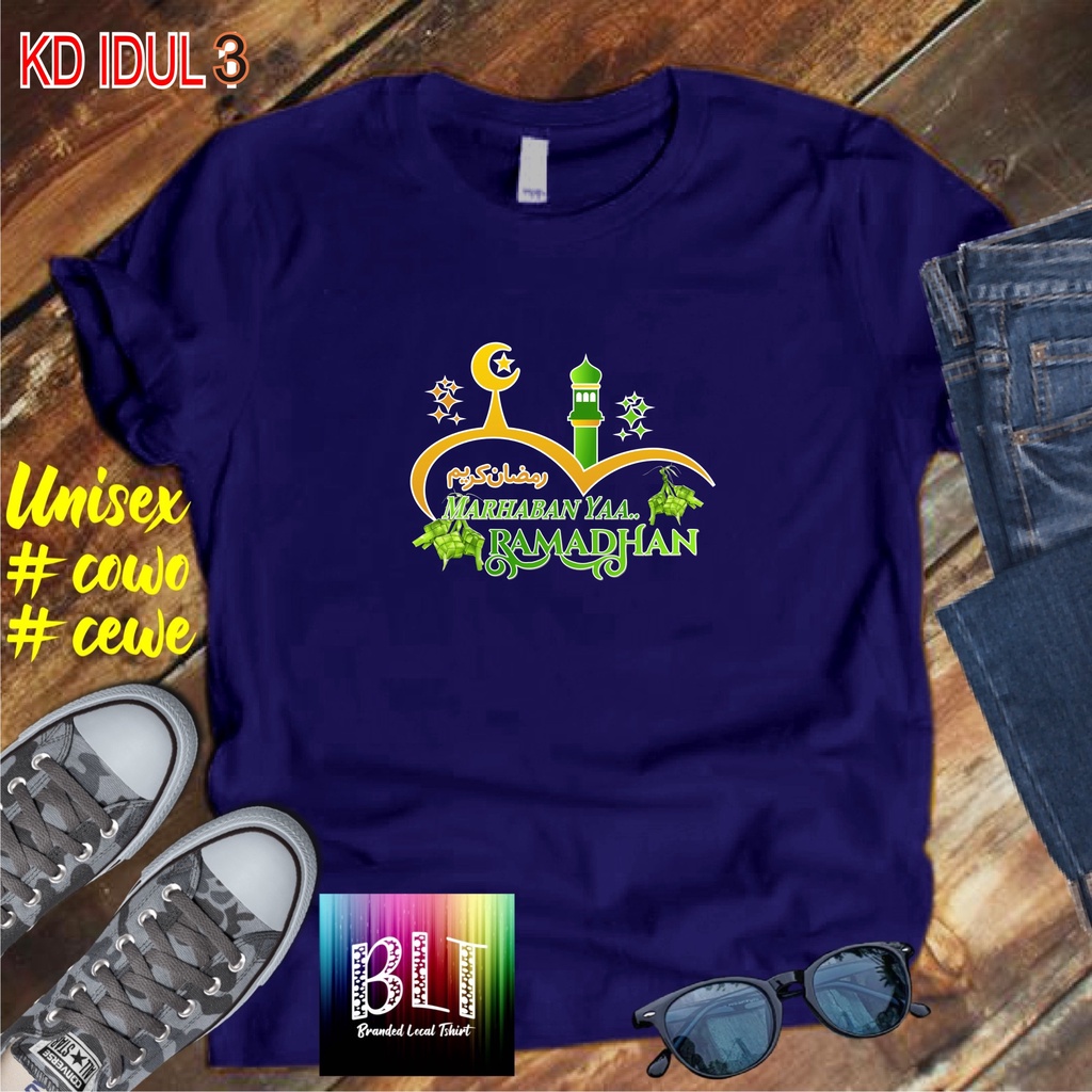 Cod Kaos Lebaran 2023 Kaos Idul Fitri KD IDUL 3 Keluarga Marhaban Ya Ramadhan Kaos Murah Idul FItri 2023 unisex pakaian wanita lebaran pakaian pria lebaran