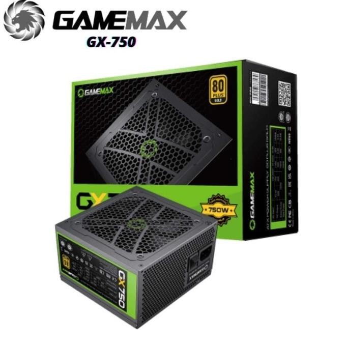 Gamemax Pc Power Supply Psu Gx750 Modular 750W 80+ Gold