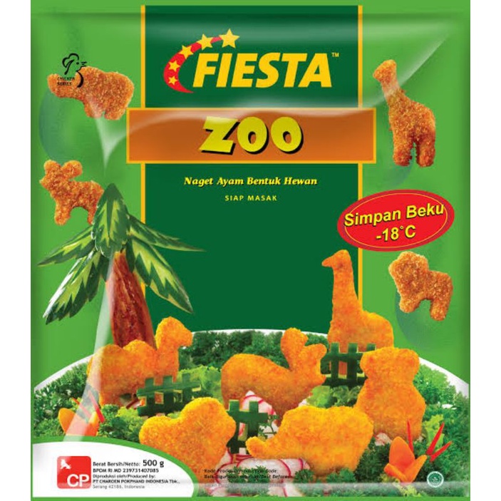 

Paket Grosir 1 Karton Naget Fiesta Zoo