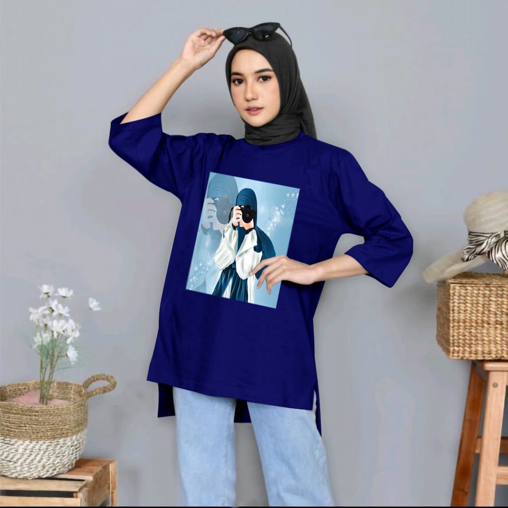 TUNIK NEW MUSLIMAH LEONY HIJAB JUMBO XXL~TERBARU BAJU OVERSIZE WANITA KEREN MASA KINI DAN TERLARIS