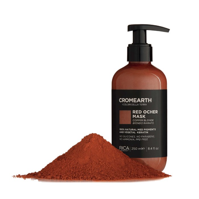 Haira Masker Rambut Cromearth Red Ocher Mask Copper Blonde