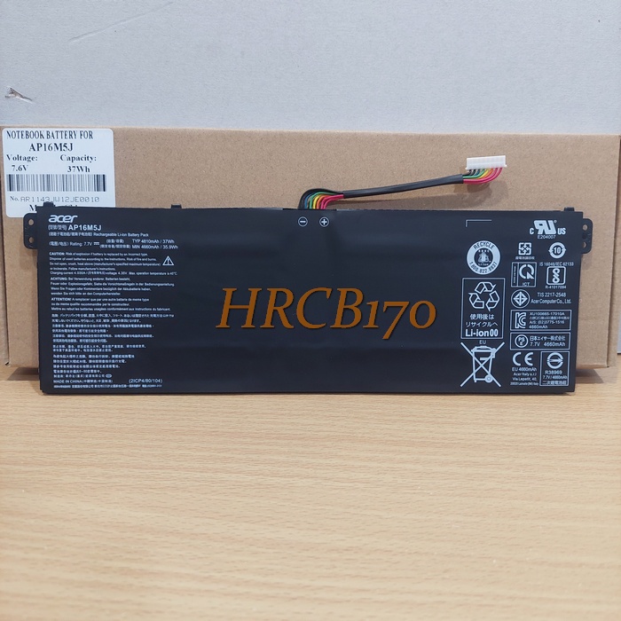 Baterai Acer Aspire 3 A311-31 A114-31 A515-31 A314-31 A315-31 AP16M5J -HRCB