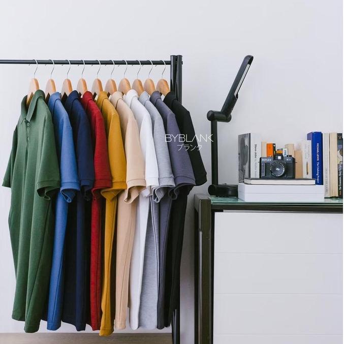 [SZ433] Kaos POLO Pria Premium / Kaos Polo Shirt / Kaos Pria Berkerah - Blank Apparel - Akita Polo S