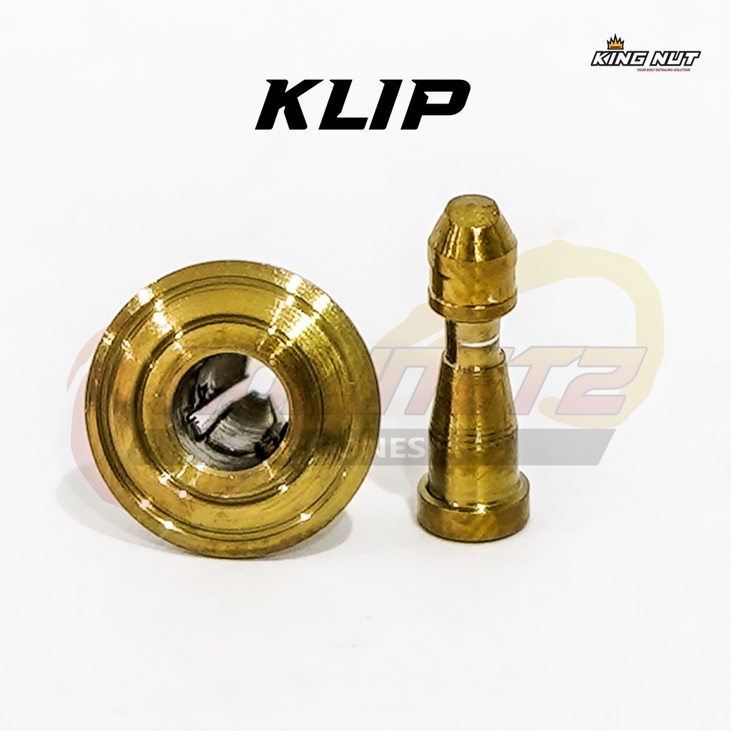 Baut L Probolt Klip Body Spakbor NMAX Aerox XMAX Stainless King Nut