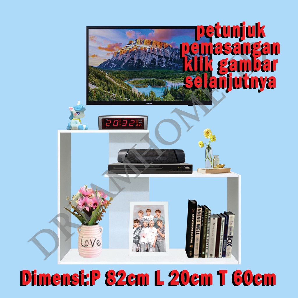 rak meja tv minimalis AD11 / rak tv minimalis / rak susun serbaguna / rak meja minimalis / hiasan de