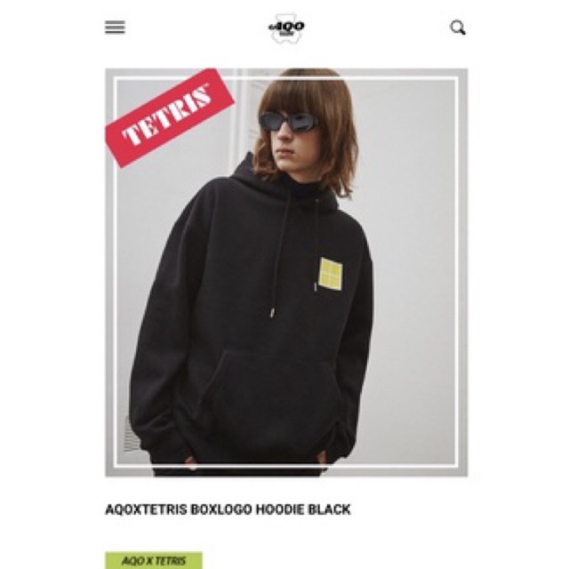 Hoodie Sweater AQO X Tetris Korea