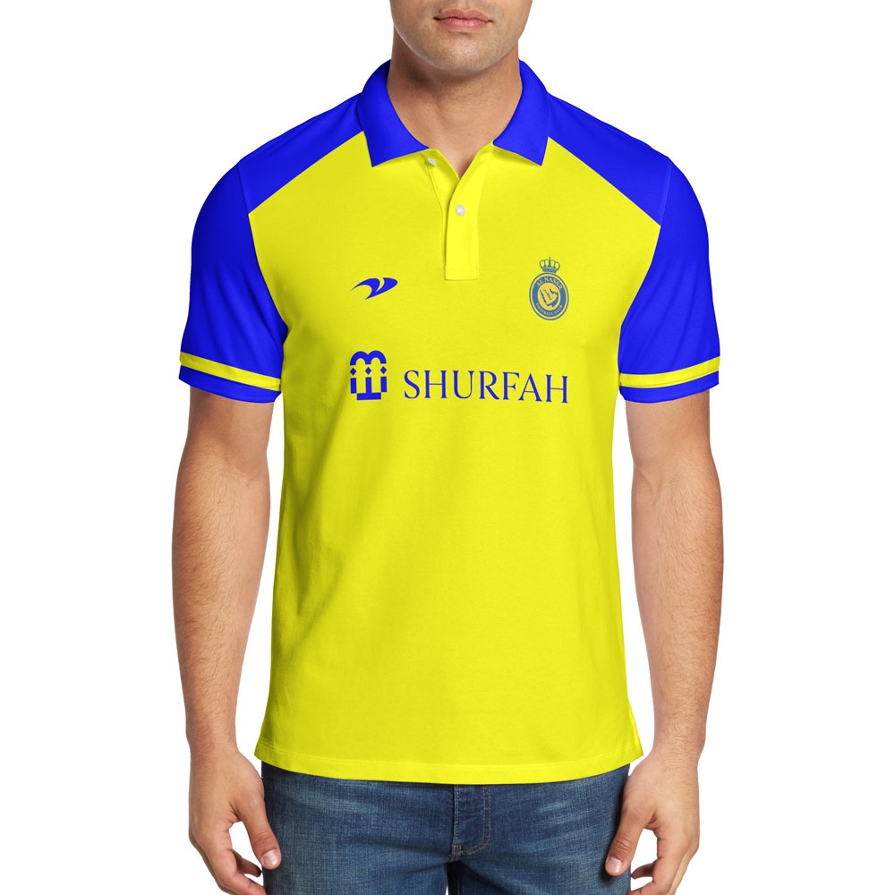 Baju Jersey Polo Al Nassr  Fullprint Sublime wangky Al Nassr Cristiano Ronaldo