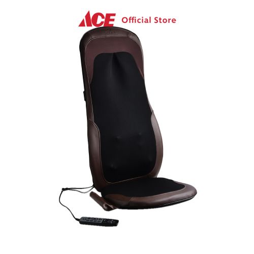 Ace Lexata Bantalan Kursi Pijat Shiatsu 3D 02 - Hitam/Cokelat Massage Seat Cushion Alat Pijat Duduk Punggung Electric Massager Alat Kesehatan-1
