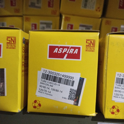 Ban Dalam Aspira 300/325-14, 100 80 14, 110 70, 110 80 14, 120 70 14