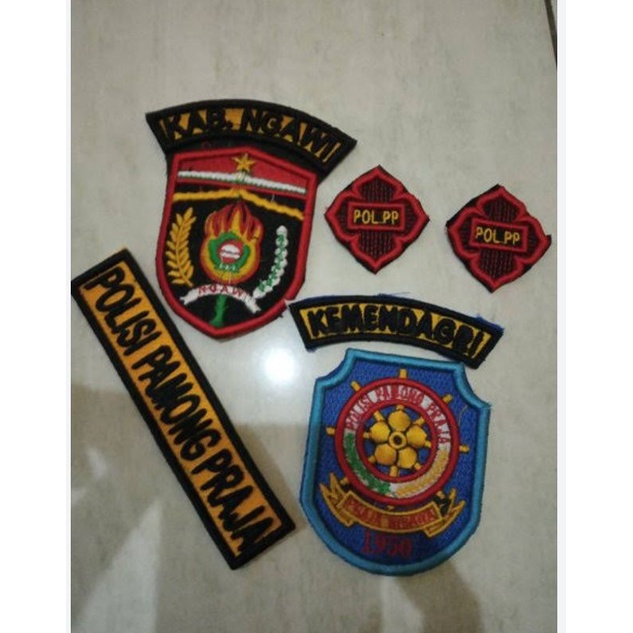 Bordir PDH Satpol PP Pol PP TIMBUL