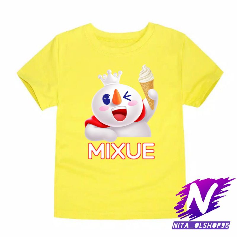 baju anak kaos anak mixue