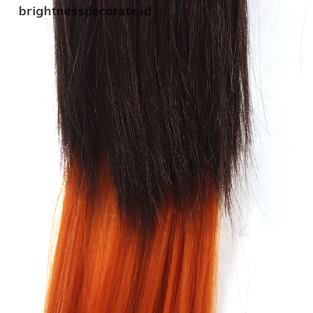 [Birth] Black-brown Game Genshin Impact CustomCosplay Zhongli Cosplay Wig Rambut [ID]