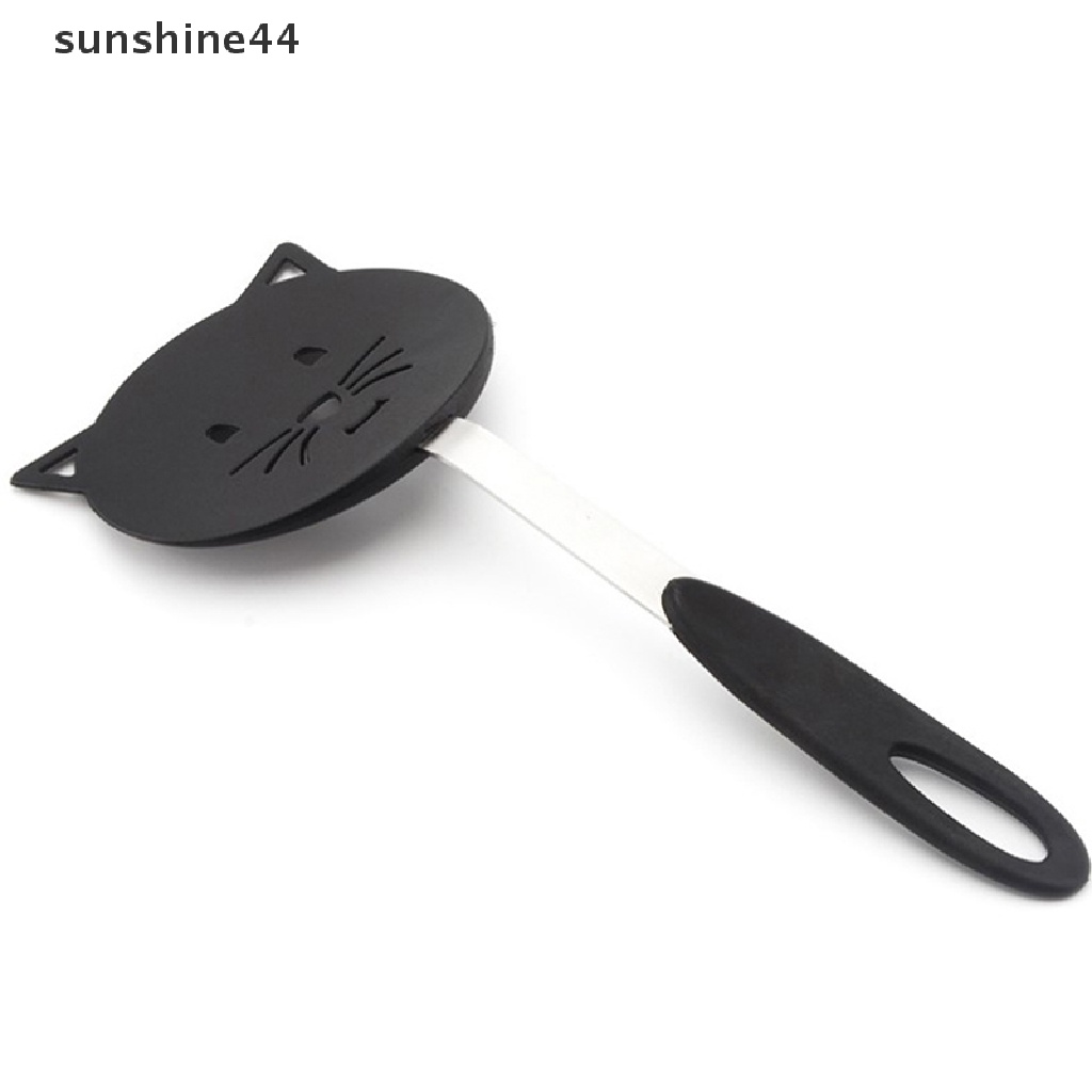 Sunshine Kitchen Nylon Cat Spatula Penggorengan Anti Lengket Omelette Shovel Spatula Ikan Goreng.