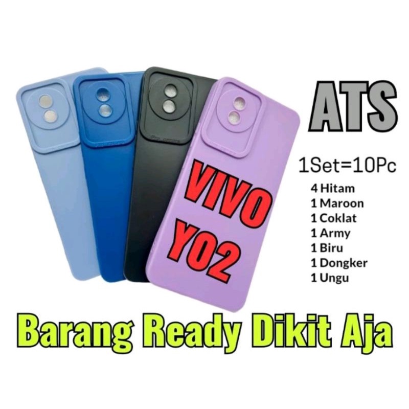 Silikon Procamera Vivo Y02 / Casing Dan Skin Handphone Vivo Y02