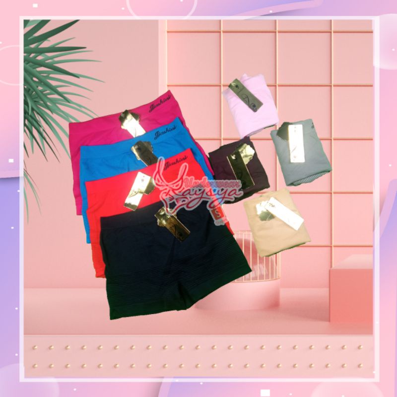 Boxer Jiashini|Pakaian Dalam Wanita Dewasa|Celana Dalam|CD Wanita|Rajut