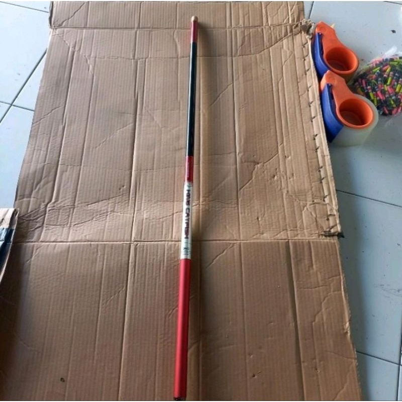 Tegek king catfish spesial sarung hitam 300cm