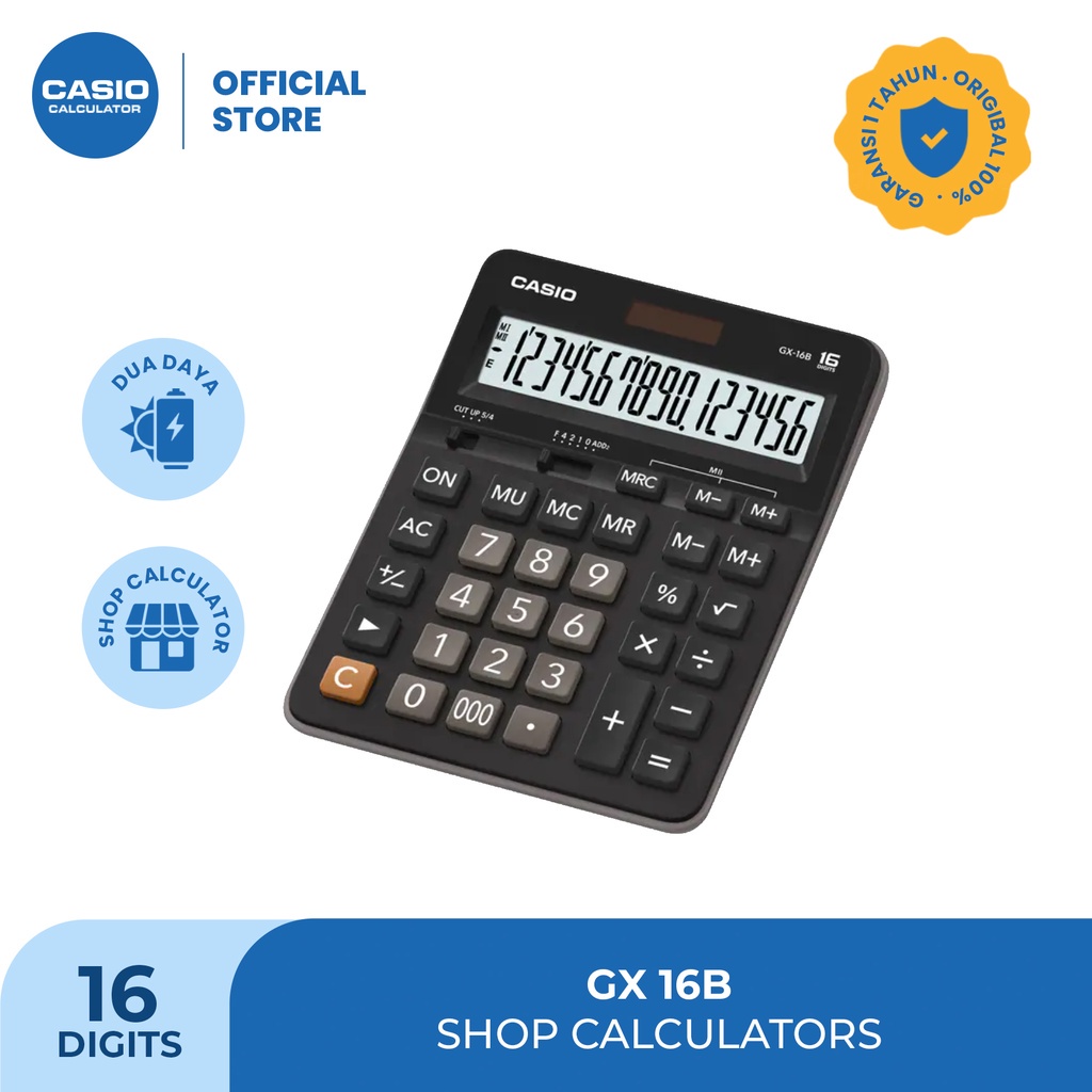 

Kalkulator / Casio Office Calculator GX-16B