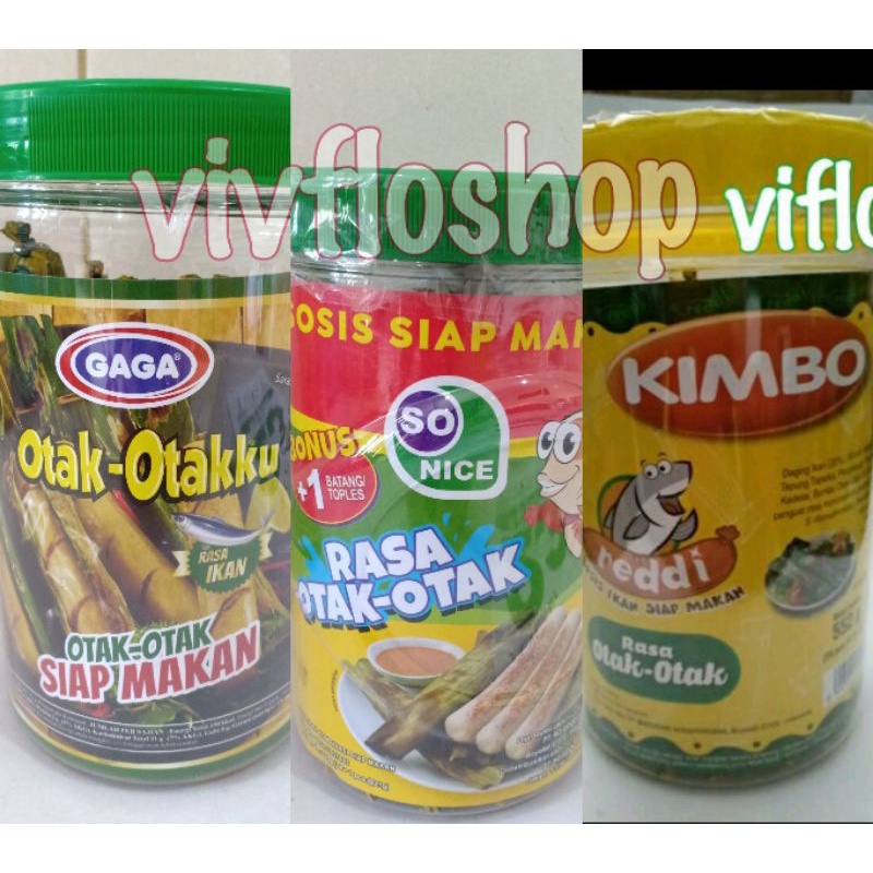 

Kimbo Reddi / So Nice / Gaga Otak-Otak Kemasan Toples (24 x 23 gram)