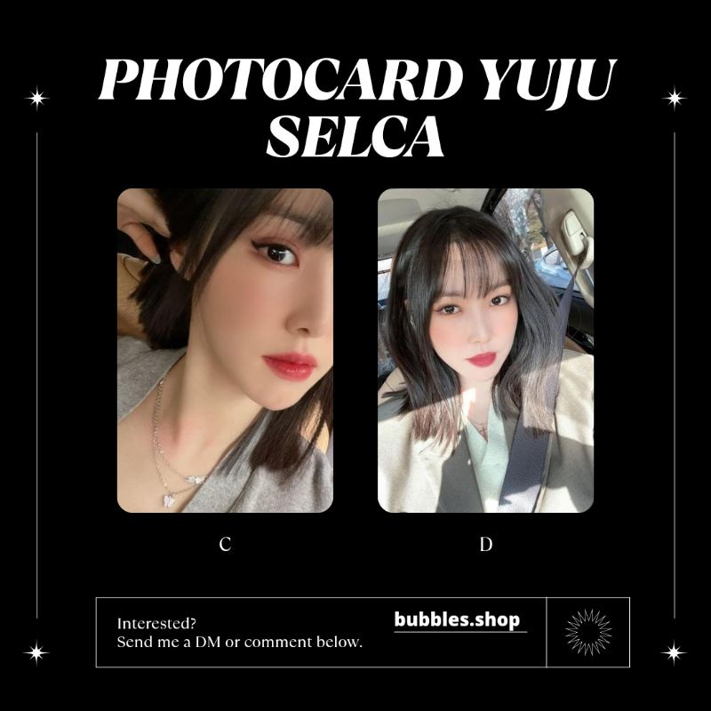 PHOTOCARD UNOFFICIAL YUJU G-FRIEND SELCA