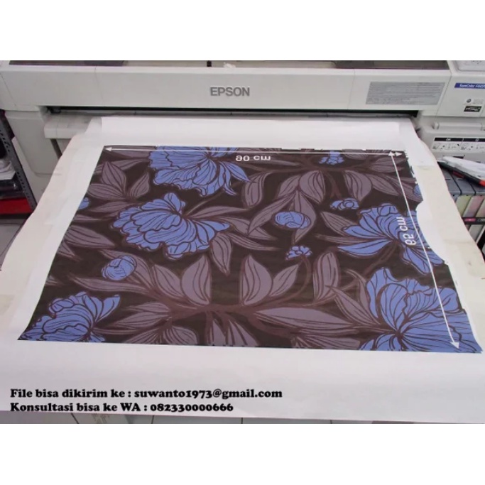 Jasa Print Sublim ukuran A3 di kertas sublim 75 gsm