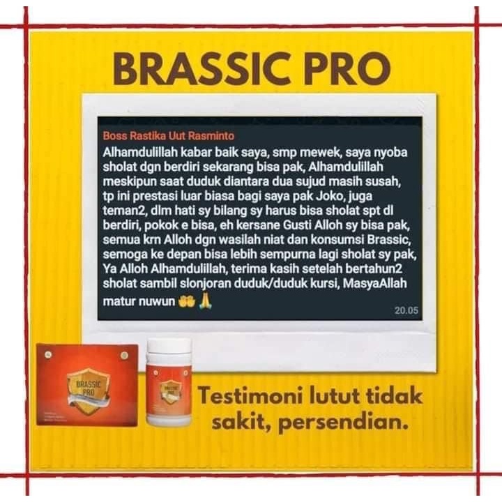 PAKET 5 BOTOL BRASSIC PRO ORIGINAL AMPUH MENGATASI NYERI SENDI PAKET 5 BOTOL
