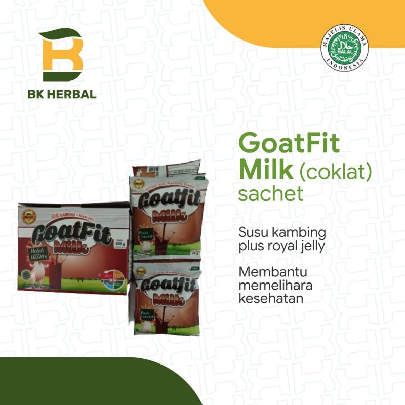 

Goatfit Milk Susu Kambing Etawa Coklat sachet