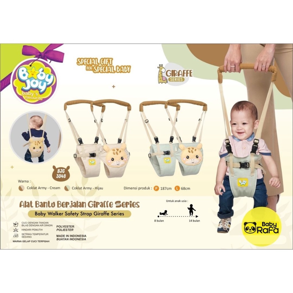 Baby Walker Alat Bantu Jalan Bayi GIRAFFE SERIES merk BABY JOY - BJG3048