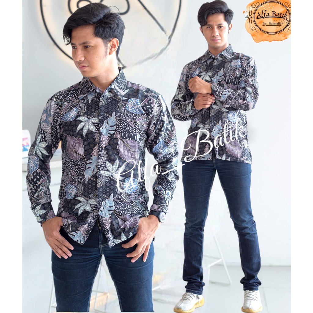 KEMEJA PANJANG BATIK/KEMEJA BATIK JUMBO/KEMEJA BATIK FOIL/KEMEJA BATIK ELEGAN/KEMEJA BATIK KONDANGAN