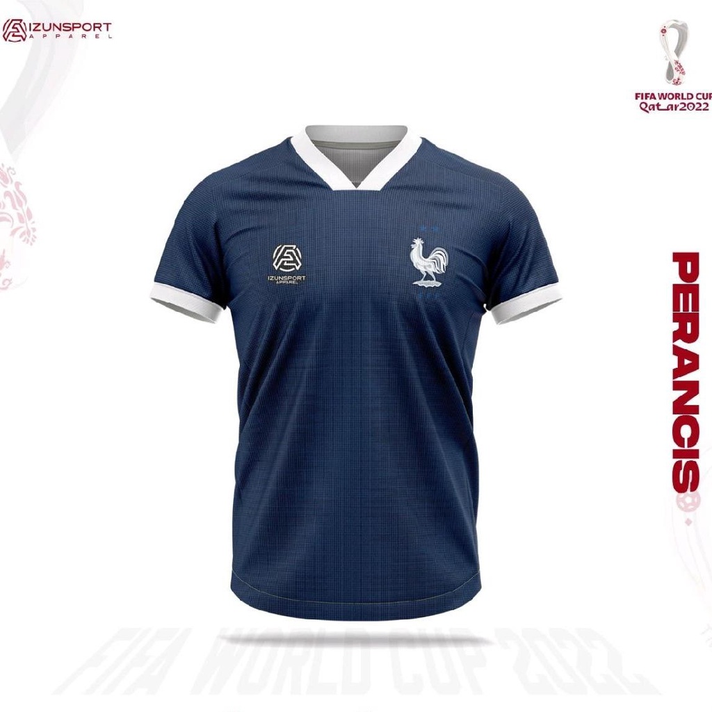 jersey France edisi Piala Dunia 2022