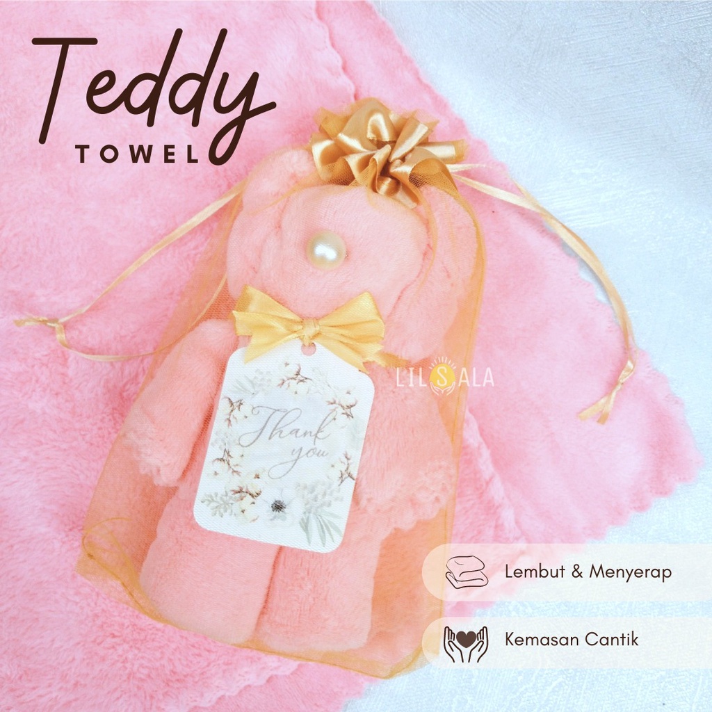 [TEDDY] Souvenir Handuk Kecil Lembut Aqiqah Tasyakuran Kehamilan 4 7 Bulanan Newborn Hampers Manyue