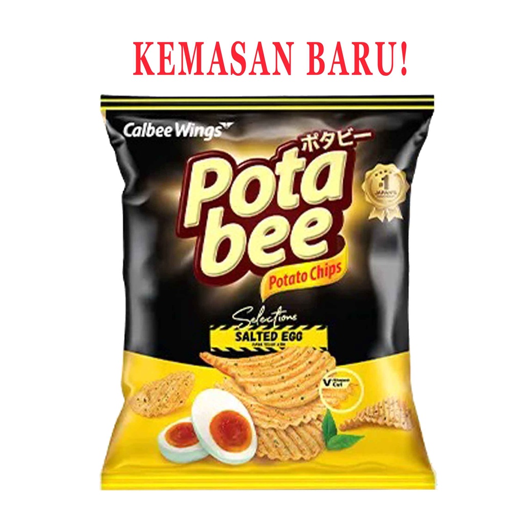 POTABEE POTATO CHIPS SELECTIONS SALTED EGG 68g