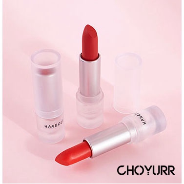 【COD】Lipstik Matte Velvet Lembut Es Batu Transparan Lipstick Bibir Natural Tahan Lama Bibir Kosmetik Portabel-CH