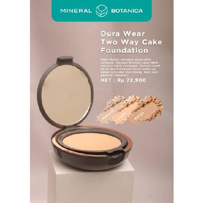 mineral botanica dura wear two way cake foundation 10g