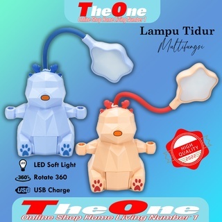 Lampu Tidur kode YC 6800-6 Model Beruang LED Night Lamp LED Lampu Belajar LED