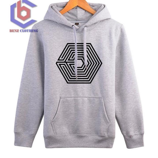 Jaket Hoodie Sweater EXO Overdose Outerwear Pria Wanita Jumper Fleece Sablon Polos
