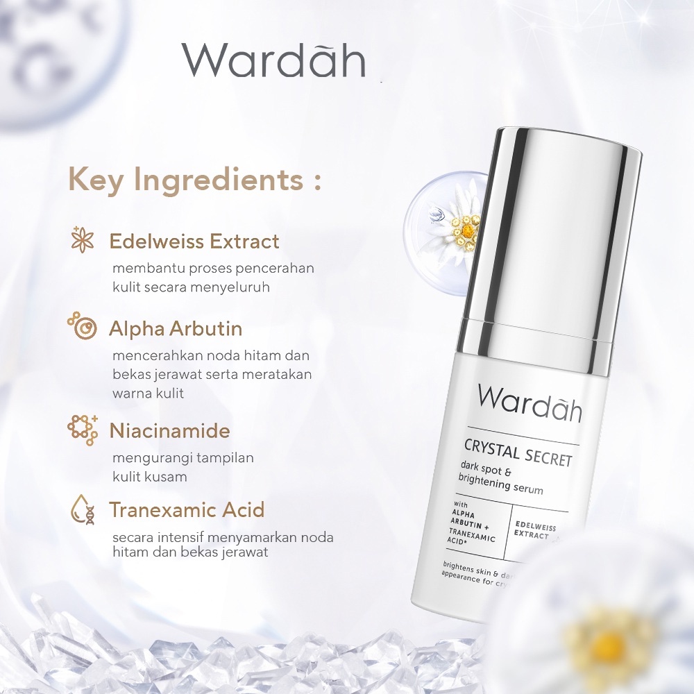 WARDAH Crystal Secret Series Brightening