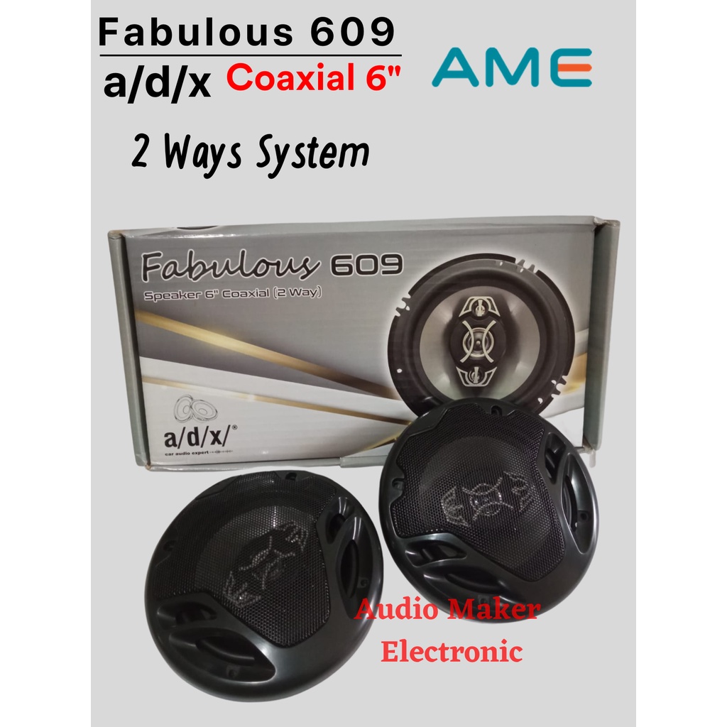 Speaker Coaxial ADX 6.5 Inch Fabulous 609