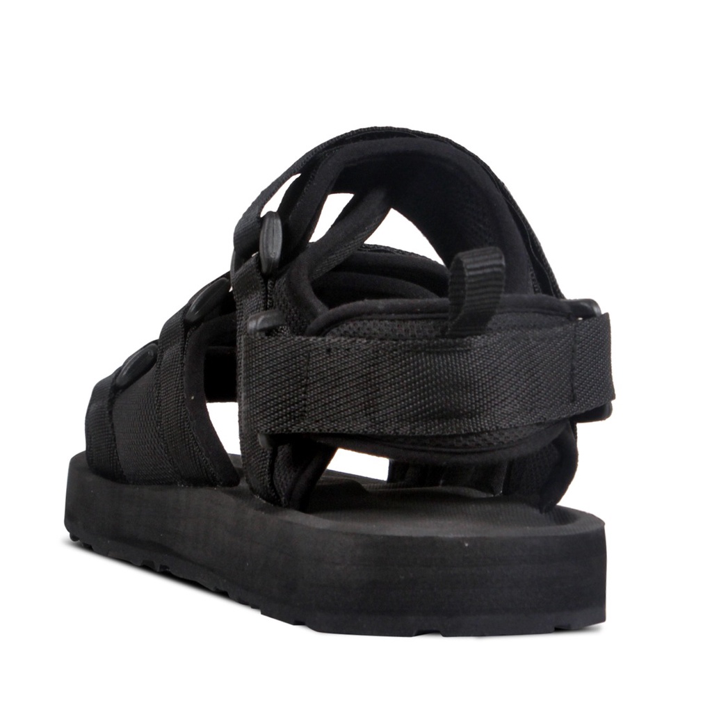 Sandal Gunung Traveling Pria Wanita Sandal Umrah Haji Garfield Full Black Urban x CTZ C9