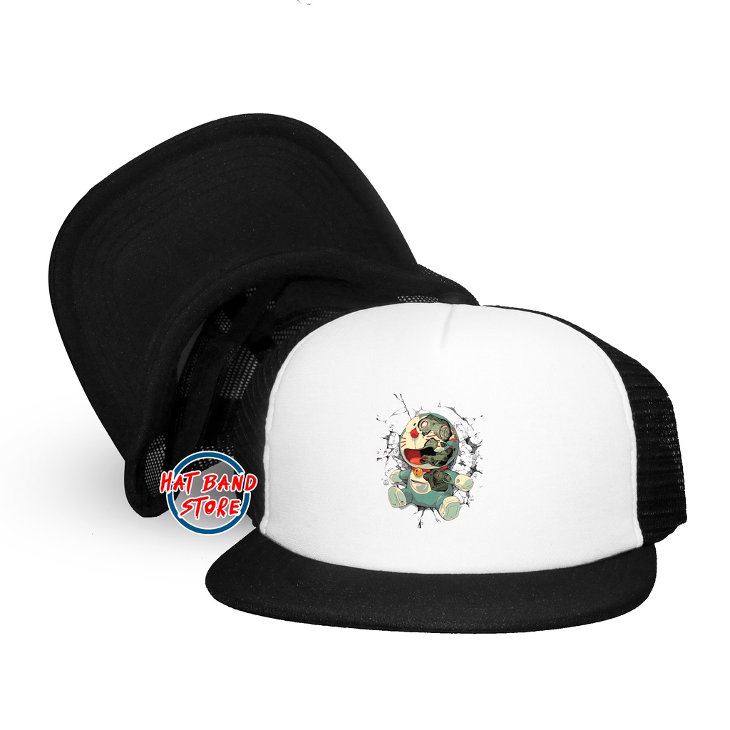 Topi Trucker Doraemon | Deadpool | Venom | Topi Snapback Animasi